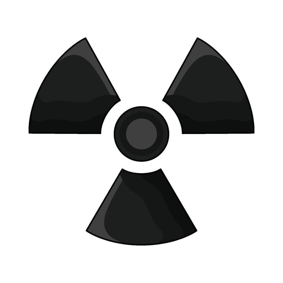 Nuclear Radiation Symbol vector