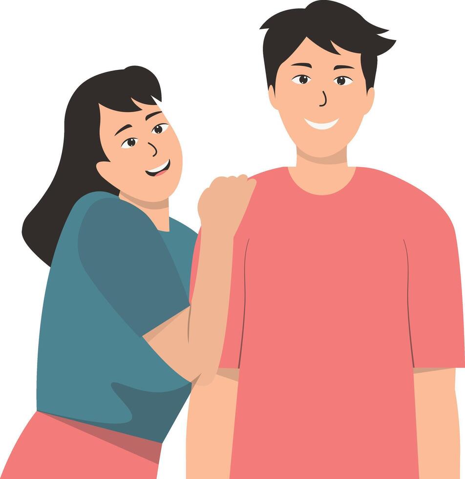International Friendship Day in Cartoon Concept vector