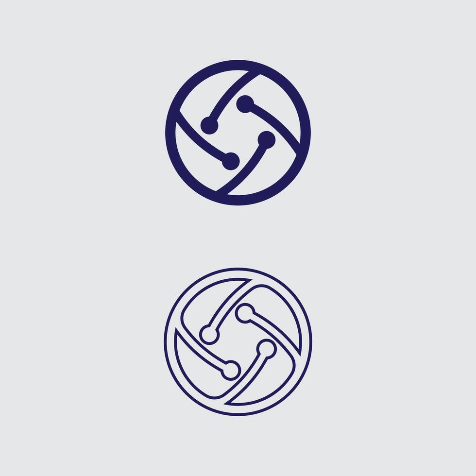 Business icon and logo design graphic rotary vector