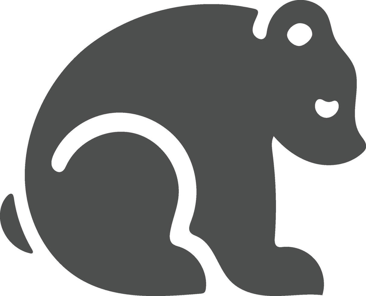 Unique creative bear silhouette with bold artistic elements for modern designs and versatile graphic applications vector