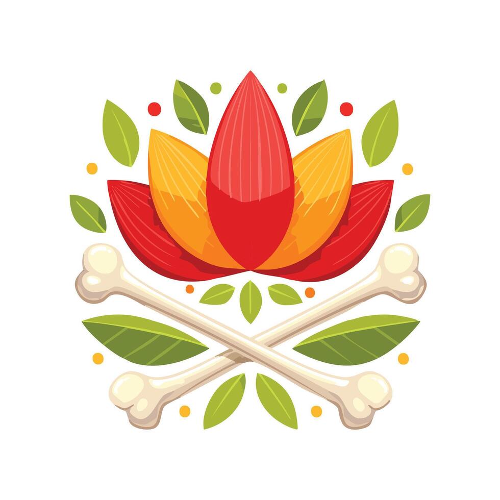 Petals and Bones in Harmony vector