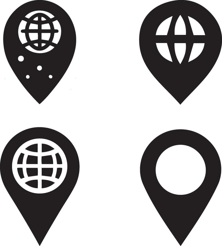Location icon design vector