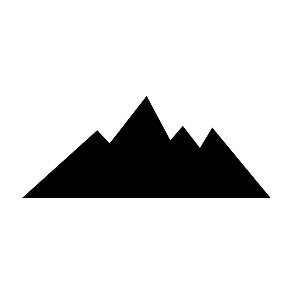 mountain icon, mountain symbol, mountain pictogram, mountain vector