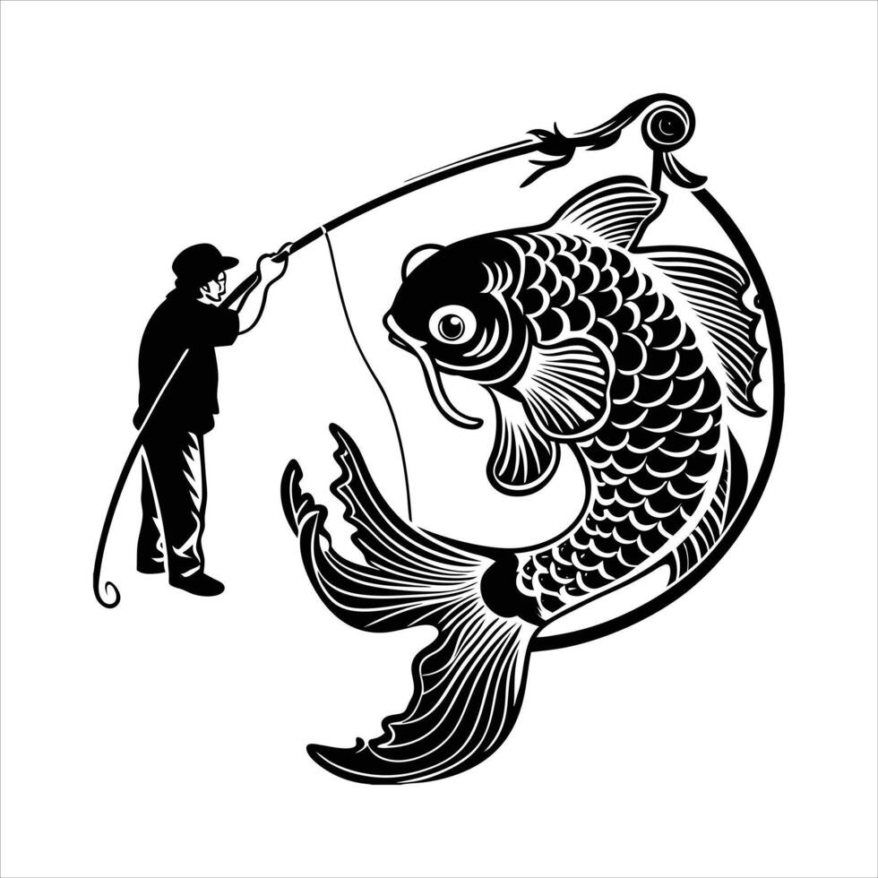Fish Ornamental Decorative Vibrant Colored vector
