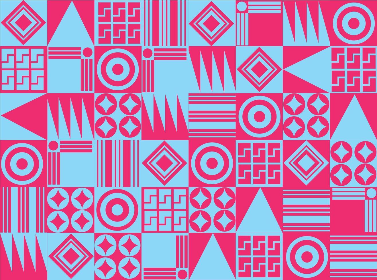 colorful mesh in geometric shape vector