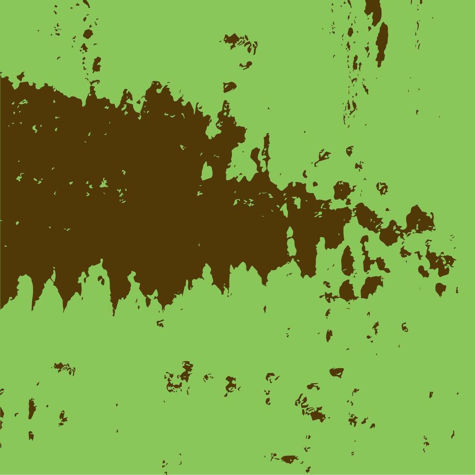 Abstract grunge background in green and brown looks like an old wall vector