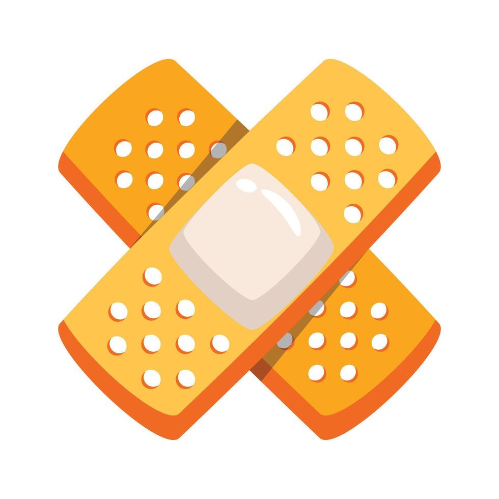 Get this amazing flat style icon of bandage in trendy style vector