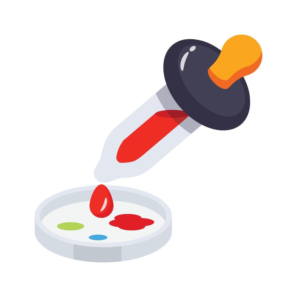 Take a look at this amazing icon of pipette in trendy style, vector