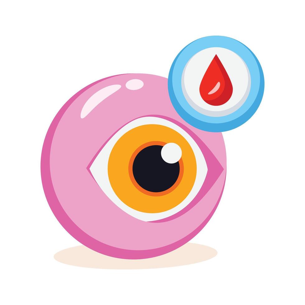 Take a look at this amazing icon of eye care in trendy design style vector