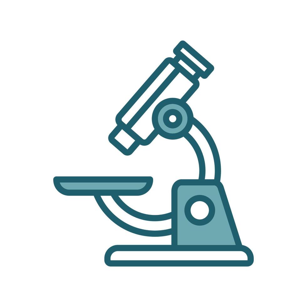 Modern Microscope Illustration for Educational Purposes vector