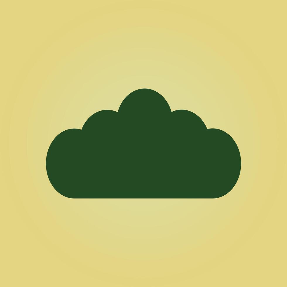 Cloud trendy beauteous abstract illustration colorful useful design vector