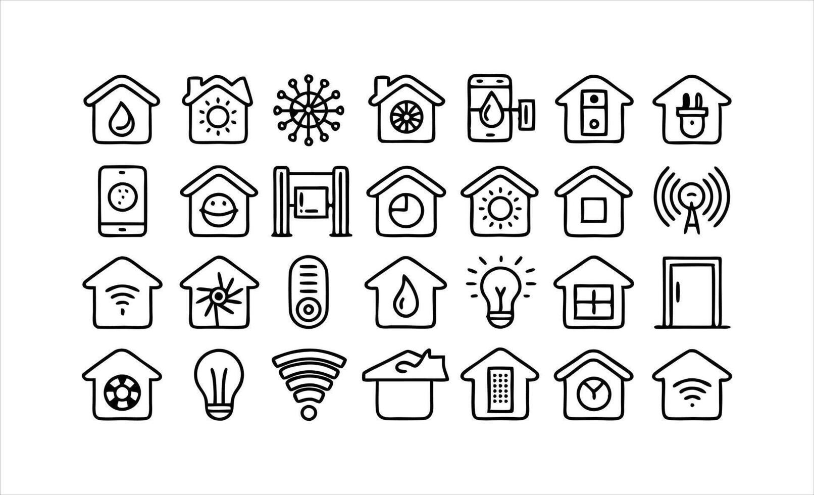 Digital Home Control vector