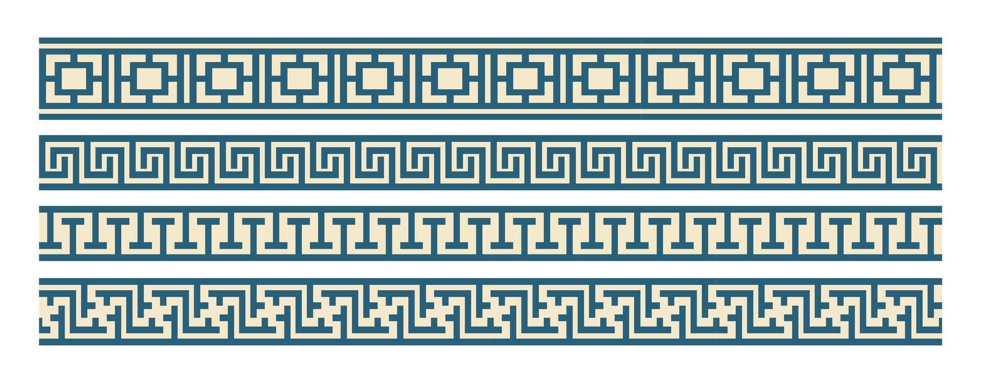 Abstract coloured mosaic ornamental vintage vector