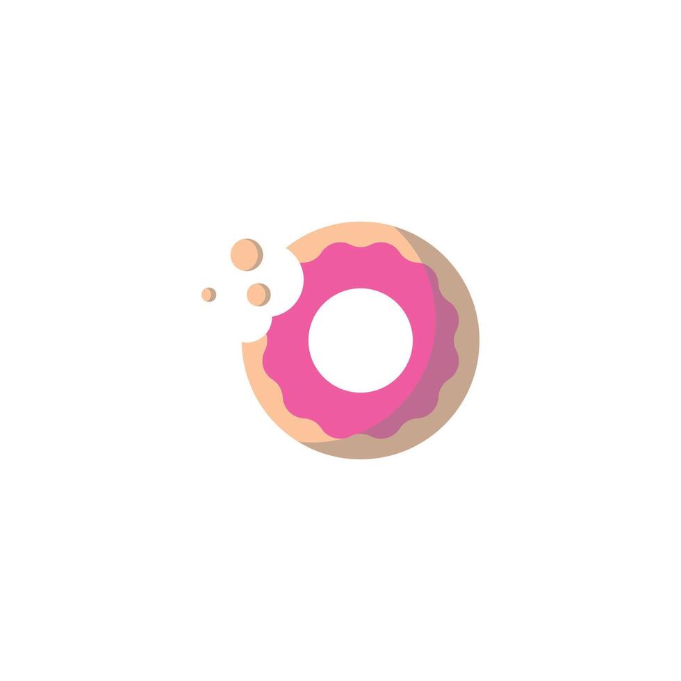 Donut logo. symbol. logo design. vector
