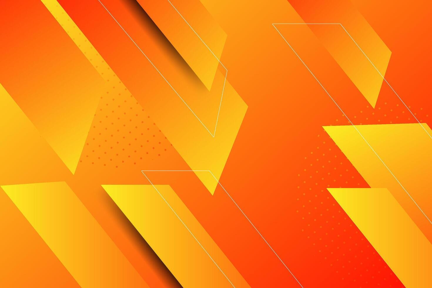 Abstract orange overlapping 3D background pattern. Trendy paper cut design. Eps10 vector
