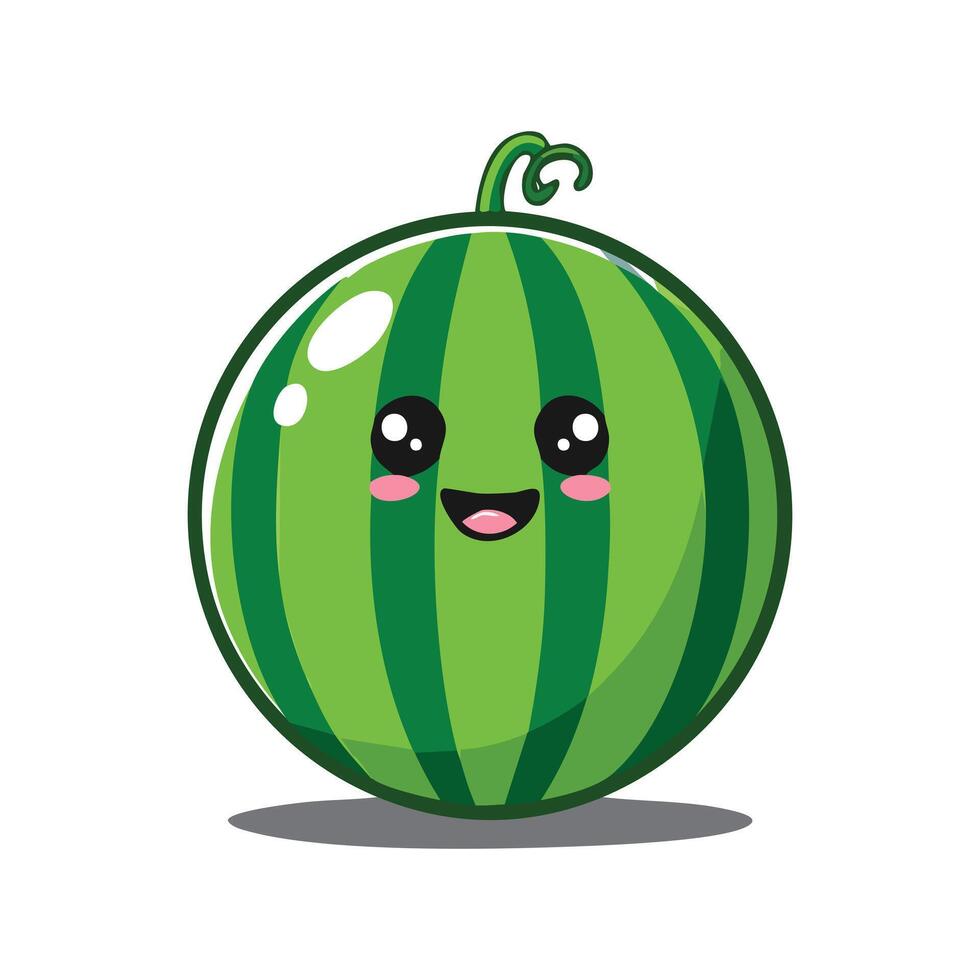 A cute Watermelon fruit illustration vector