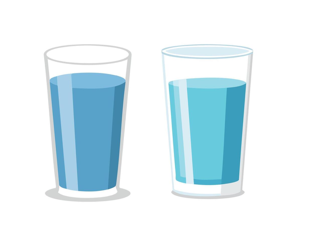A Glass simple illustration vector