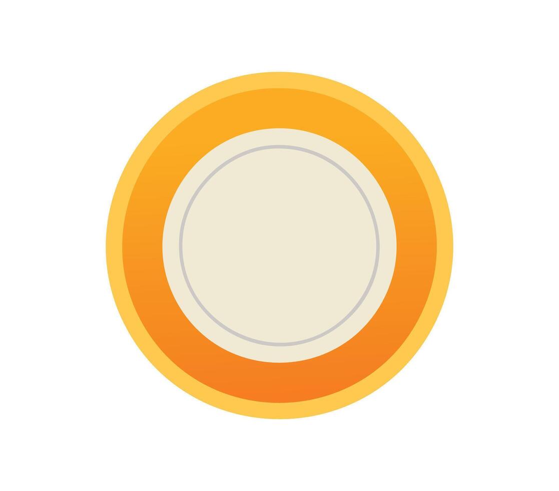 A Plate simple illustration vector