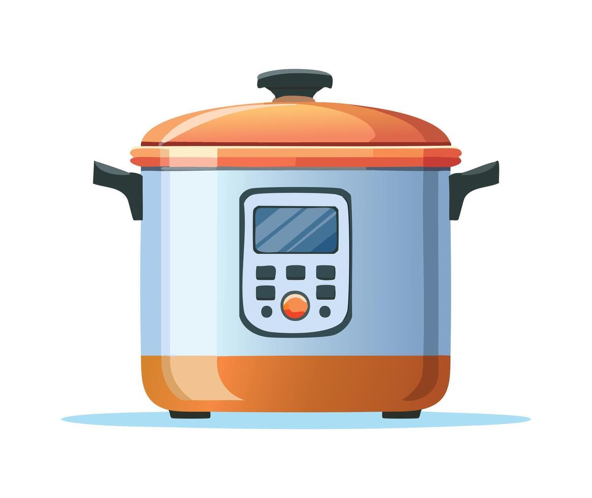 A Rice cooker simple illustration vector