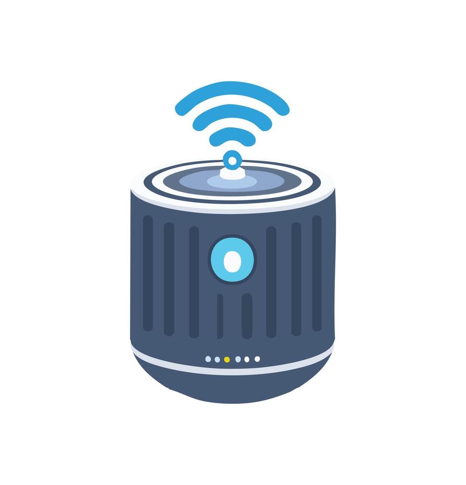 A Smart Speaker simple illustration vector