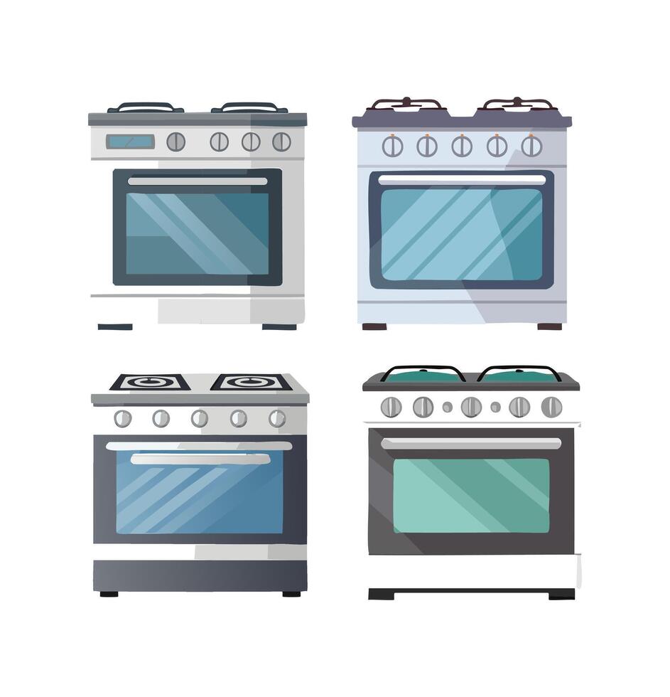 A Stove simple illustration vector
