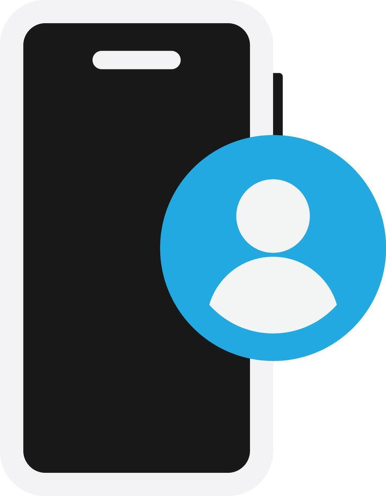 User Mobile Avatar Profile vector