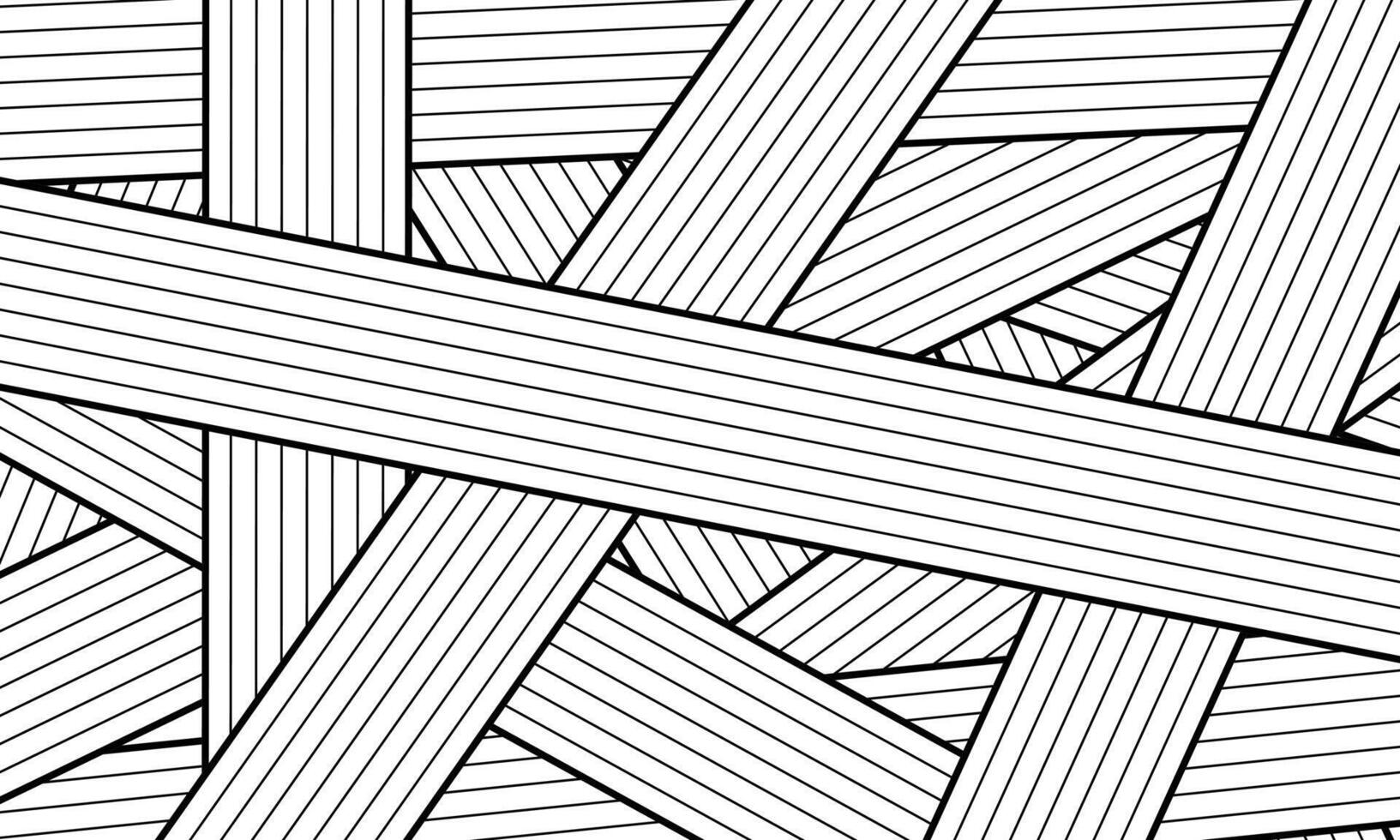 Retro black and white geometric pattern background. Japanese art. Abstract hipster lines background. vintage anime wallpaper style. vector