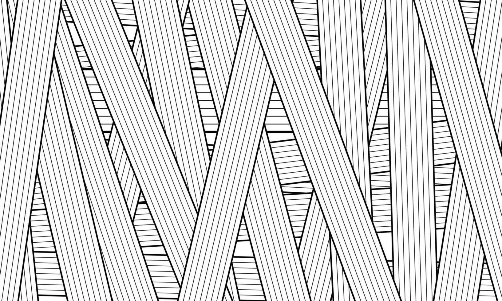 Retro black and white geometric pattern background. Japanese art. Abstract hipster lines background. vector