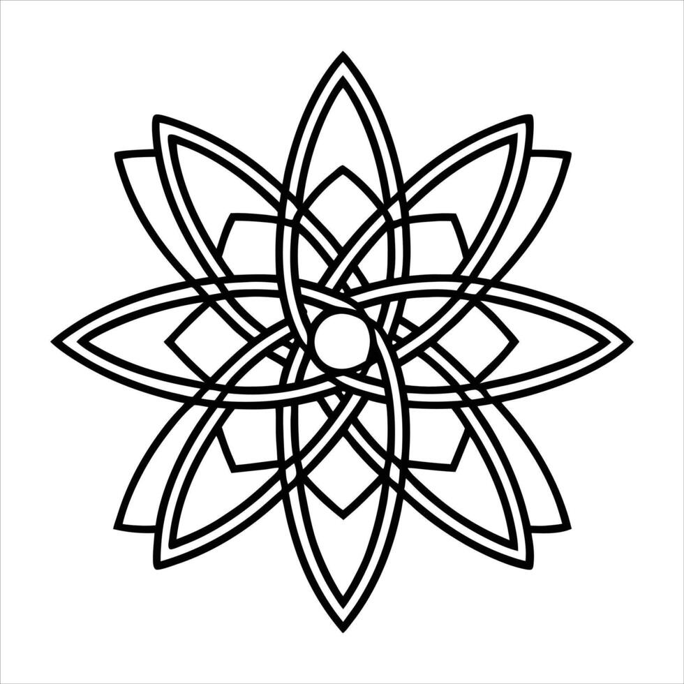 Digital Knots Vectors. vector