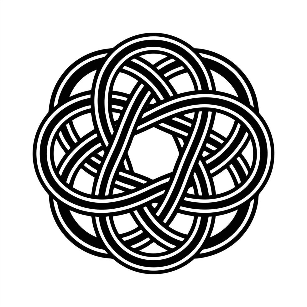 Interlocked Rings Vectors. vector