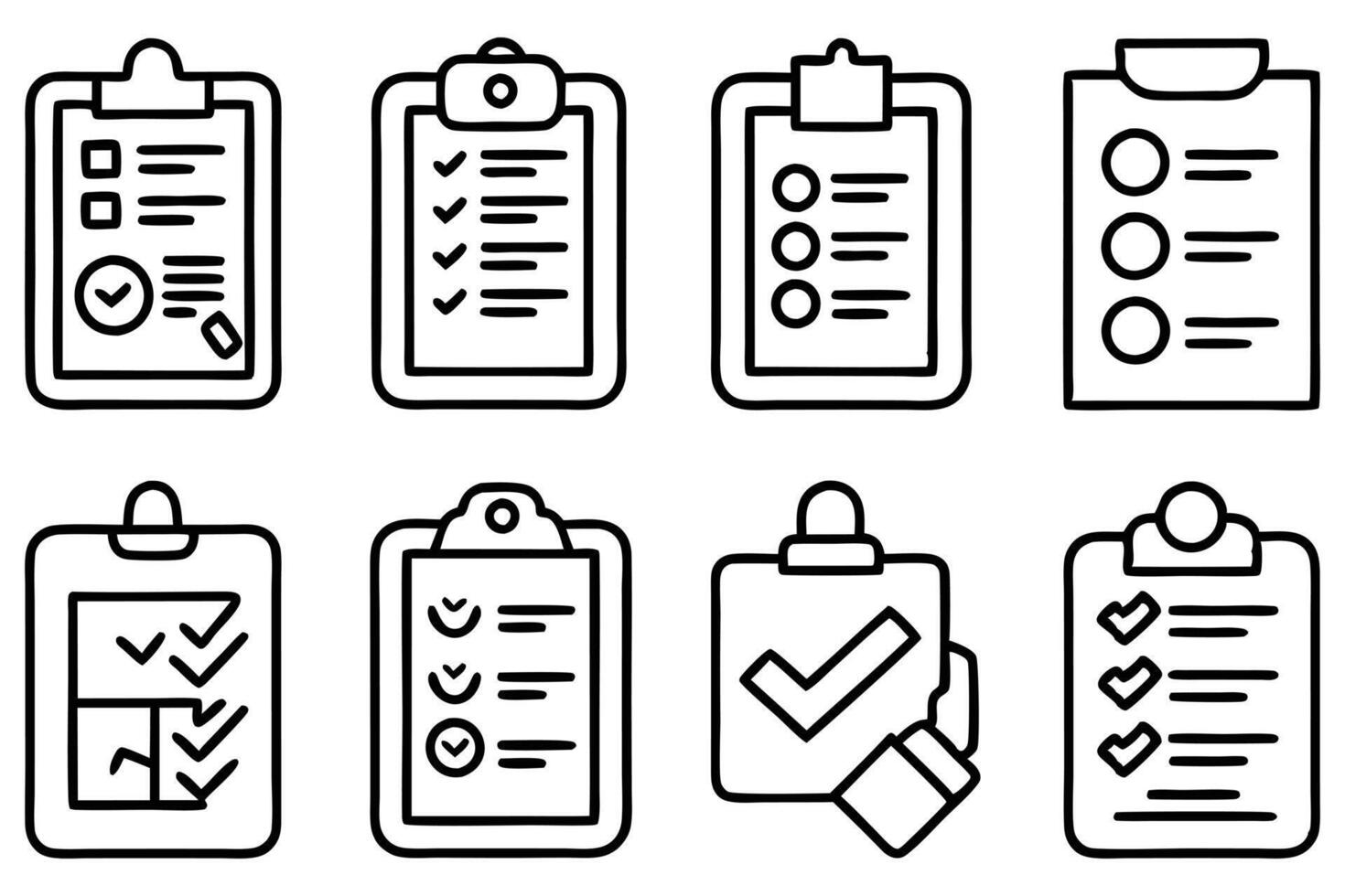 Document and Agreement Symbols vector
