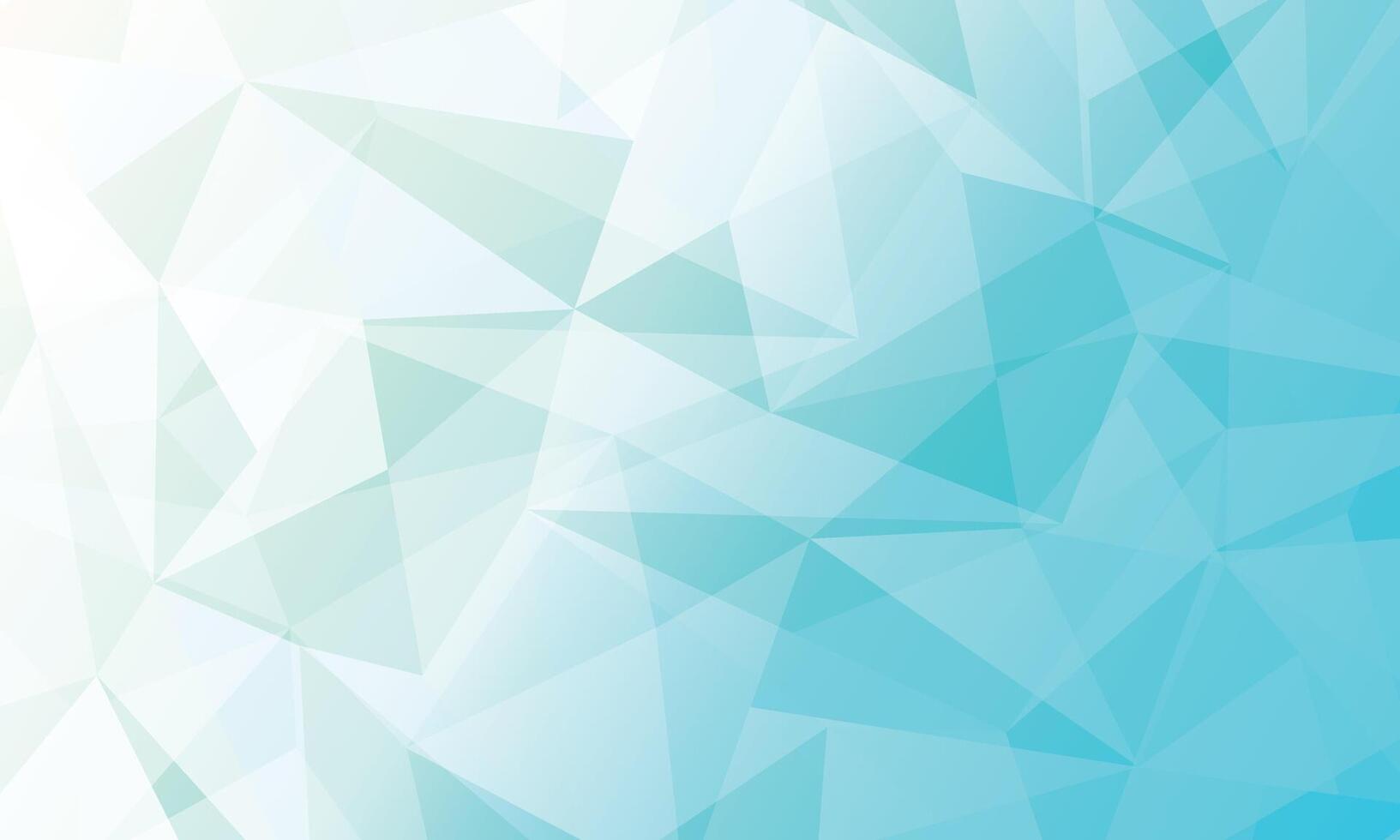 Abstract geometric low poly blue crystal background vector