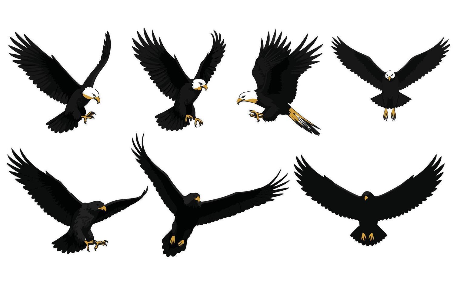 Supreme Flight The Strength of an Eagle vector