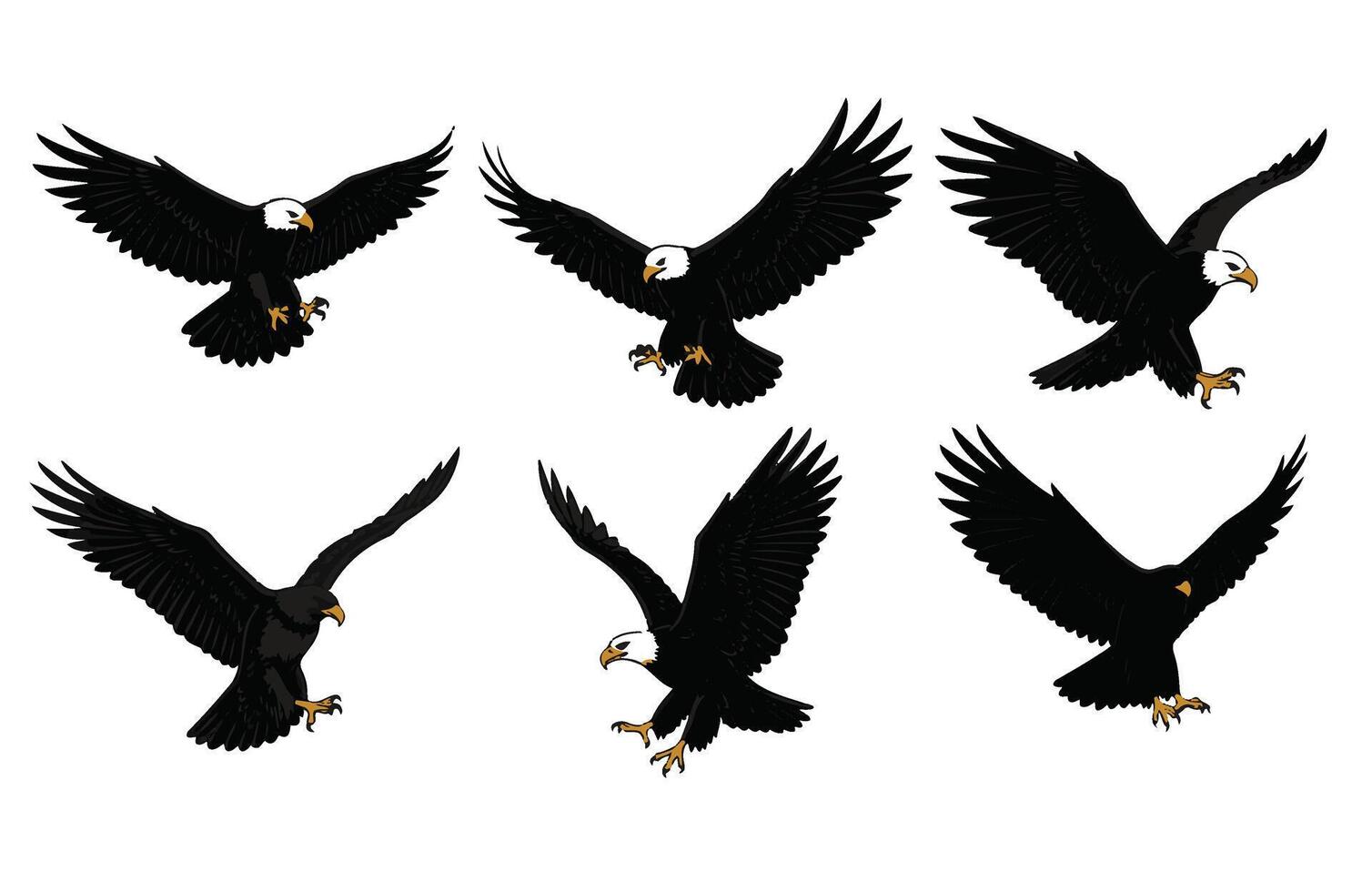 Wild and Free the Strength of an Eagle vector