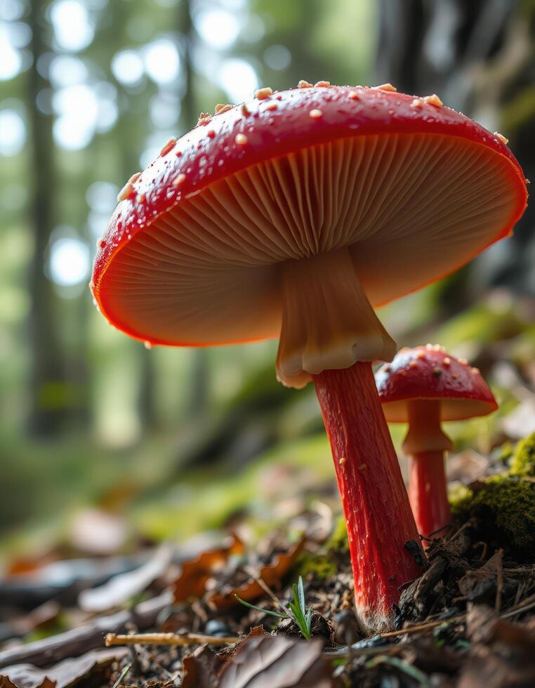 A red mushroom photo