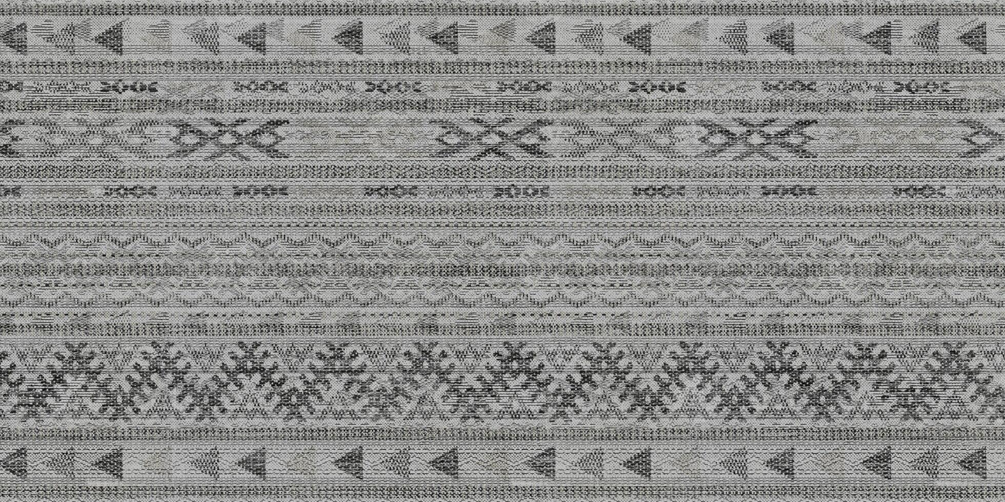 Textile Pattern with Geometric Designs in Gray and Black. Ideal for Home Decor, Fashion, and Design Projects photo