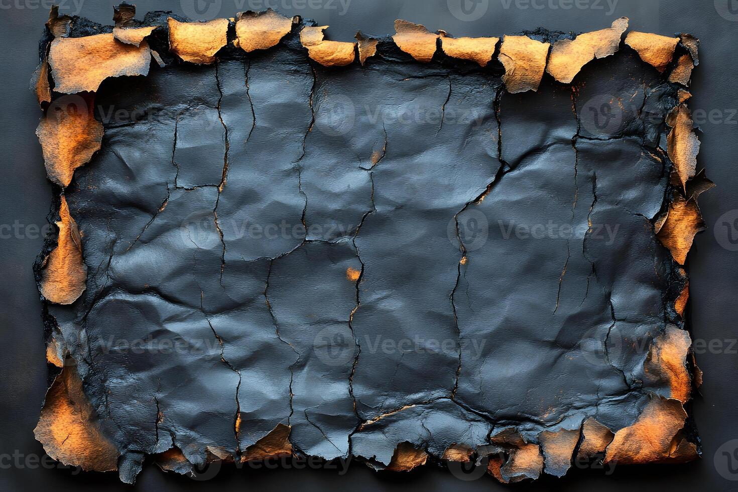 Burnt Paper Texture - Vintage Background for Artistic Design and Projects photo