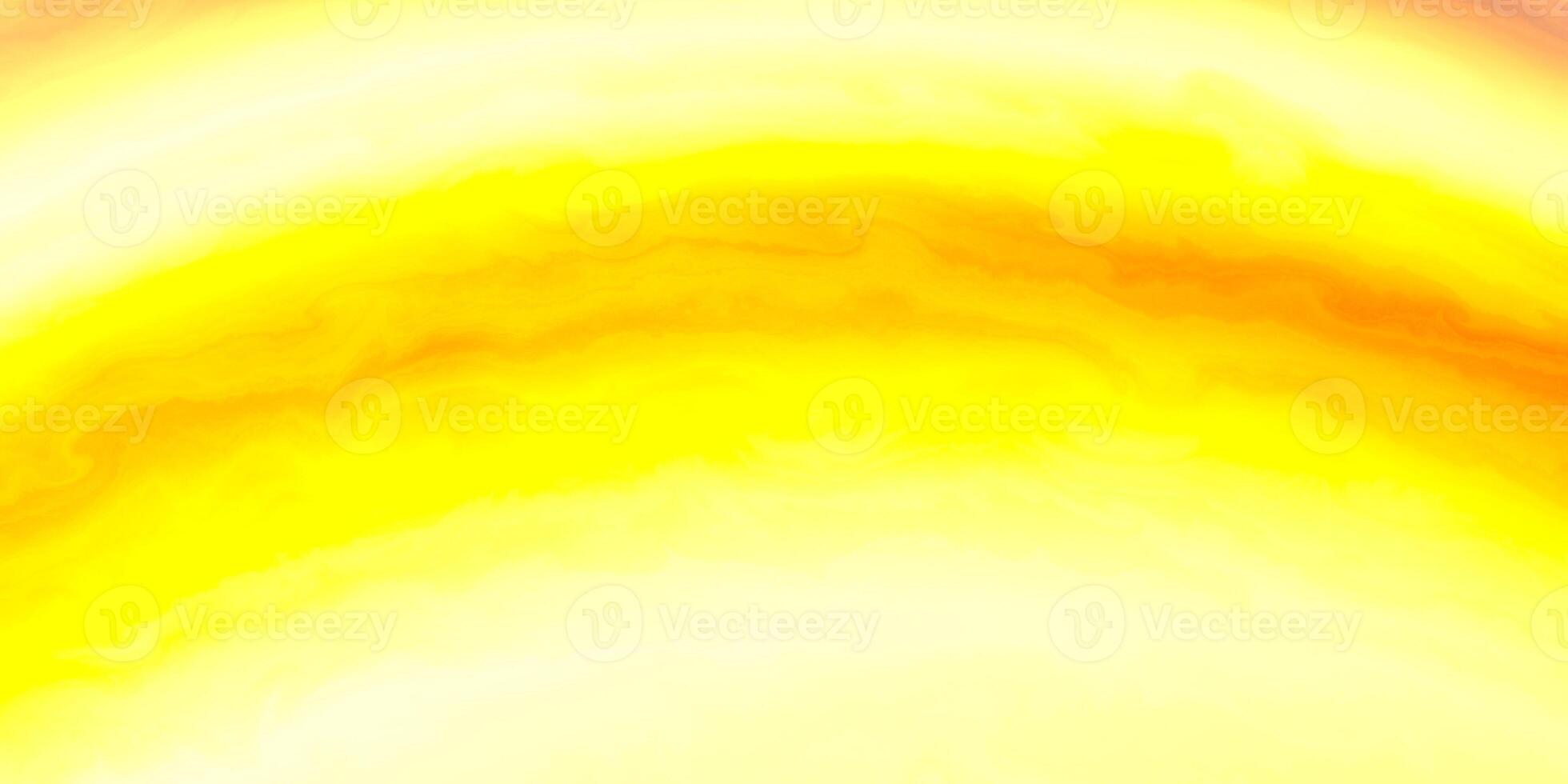 Vibrant yellow and orange abstract background with gradient waves photo