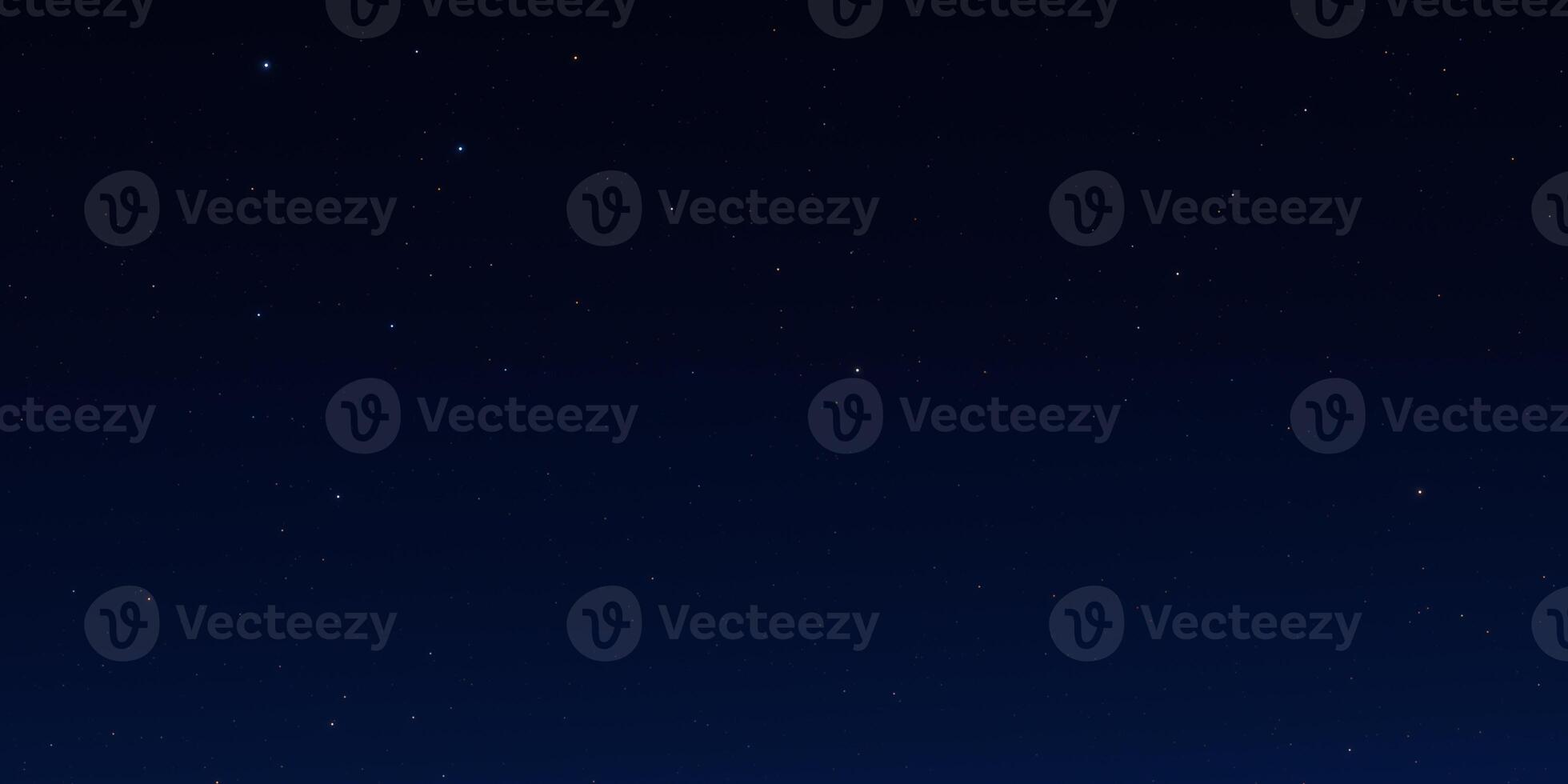 Tranquil night sky with countless stars creating a serene cosmic scene photo