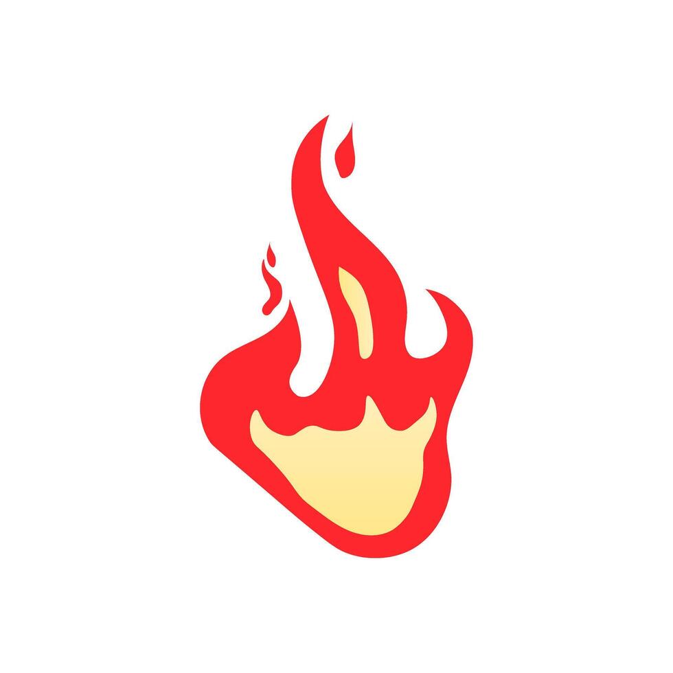 Fire icon illustration vector