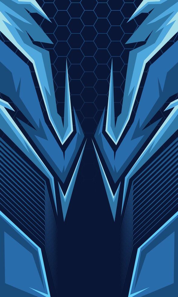Abstract geometric pattern background for sublimation sports jersey vector
