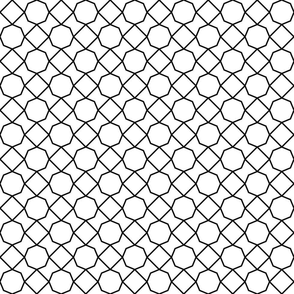 seamless pattern rectangle and polygon shape outline style, illustration vector