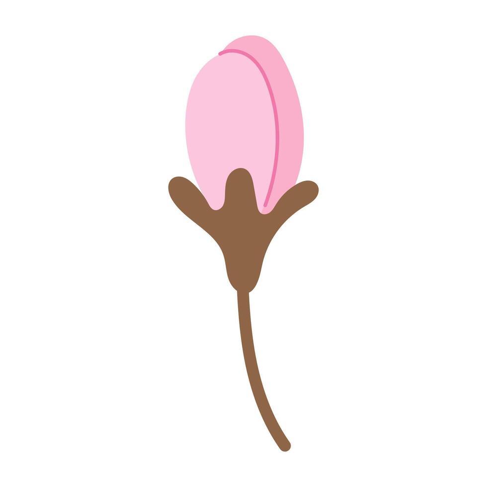 Tenderness of spring. illustration vector
