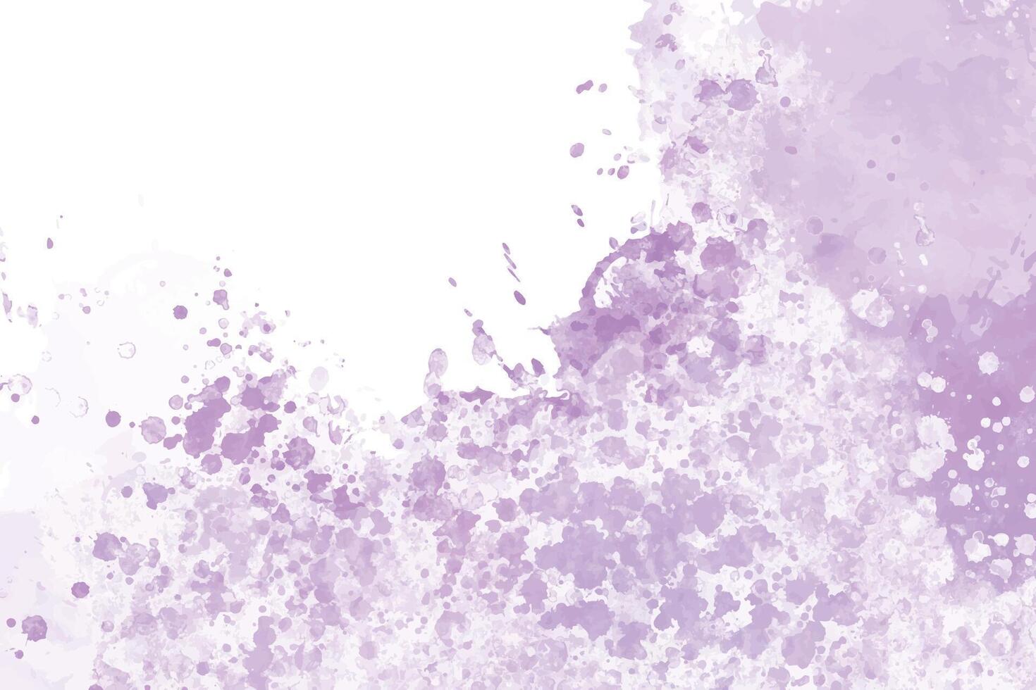 Hand drawn watercolor splashes stains artistic used as element in decorative design. illustration vector