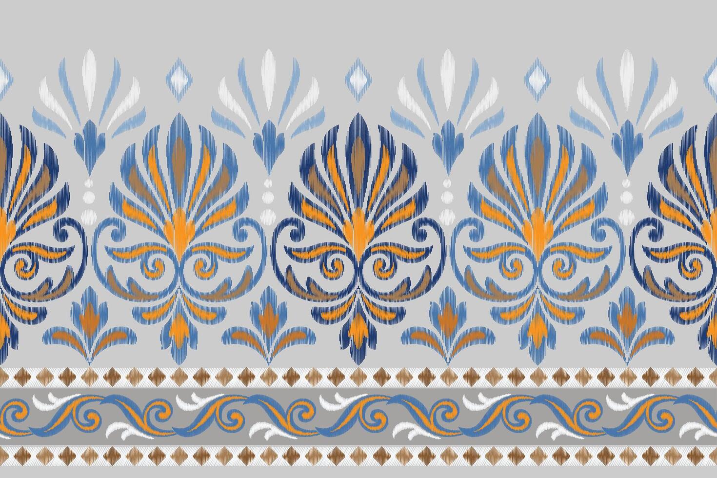 Ethnic embroidery design pattern vector