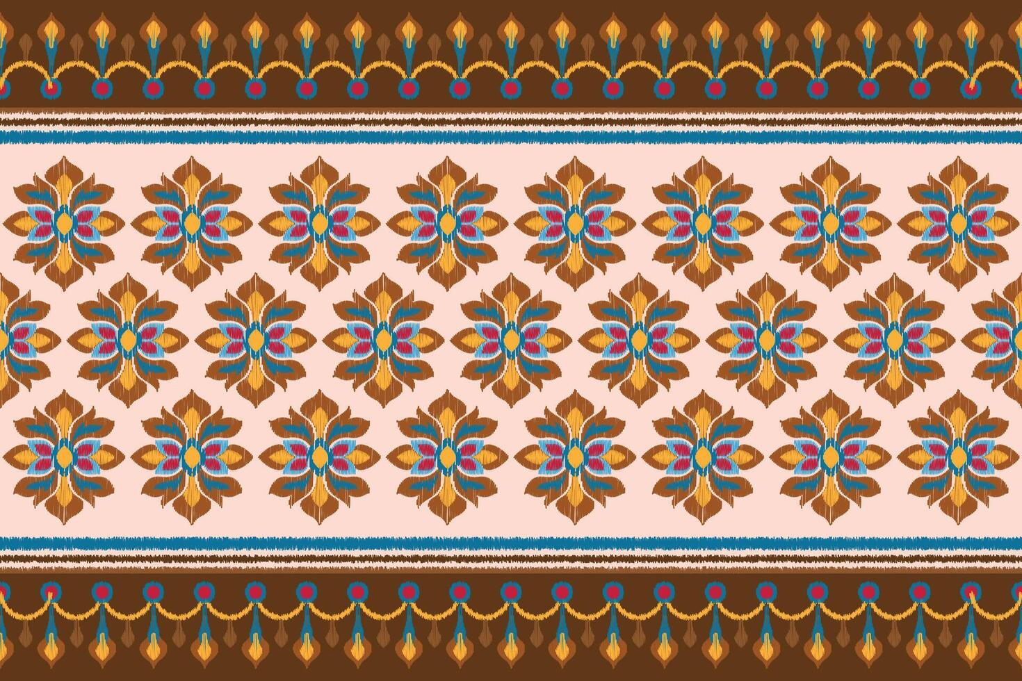 Ethnic embroidery design pattern. vector