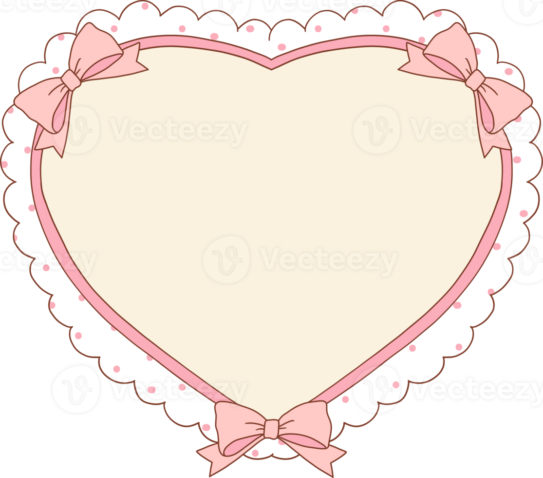Valentine Heart Frame , Valentine's Day Frame, Hand-drawn Heart Frame png