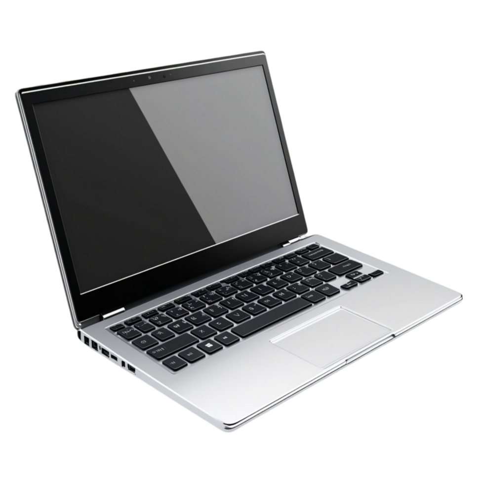 Laptop Computer Isolated on a Transparent Background png
