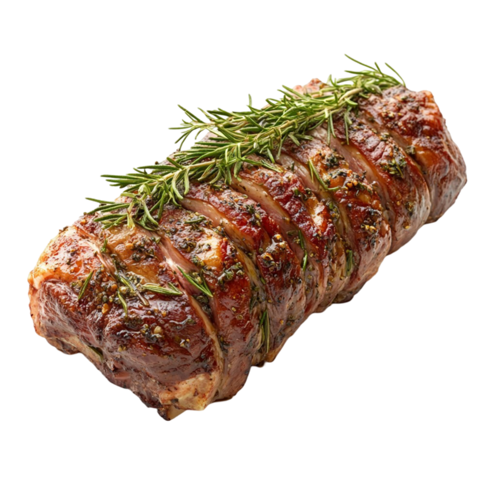 Big Piece of Tender Meat with a Simple White png