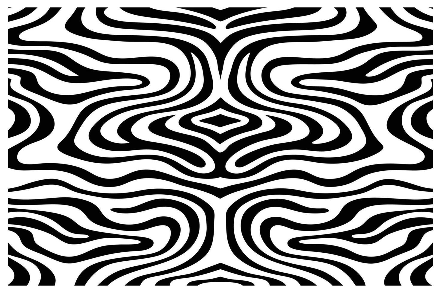 Minimalist Abstract Wavy Pattern in Neutral Tones vector